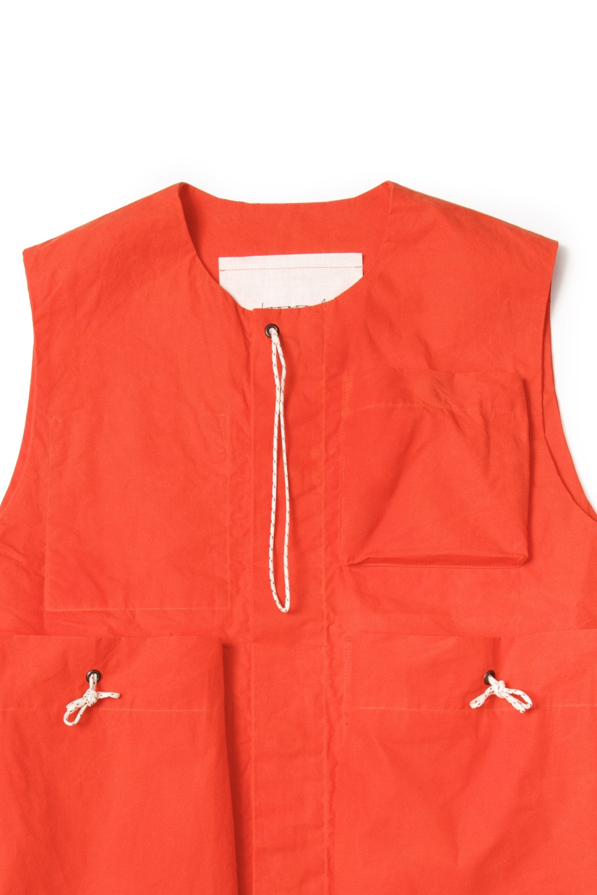 toogood ★★★ - THE ROPER GILET - WAXED COTTON - BUOY ORANGE