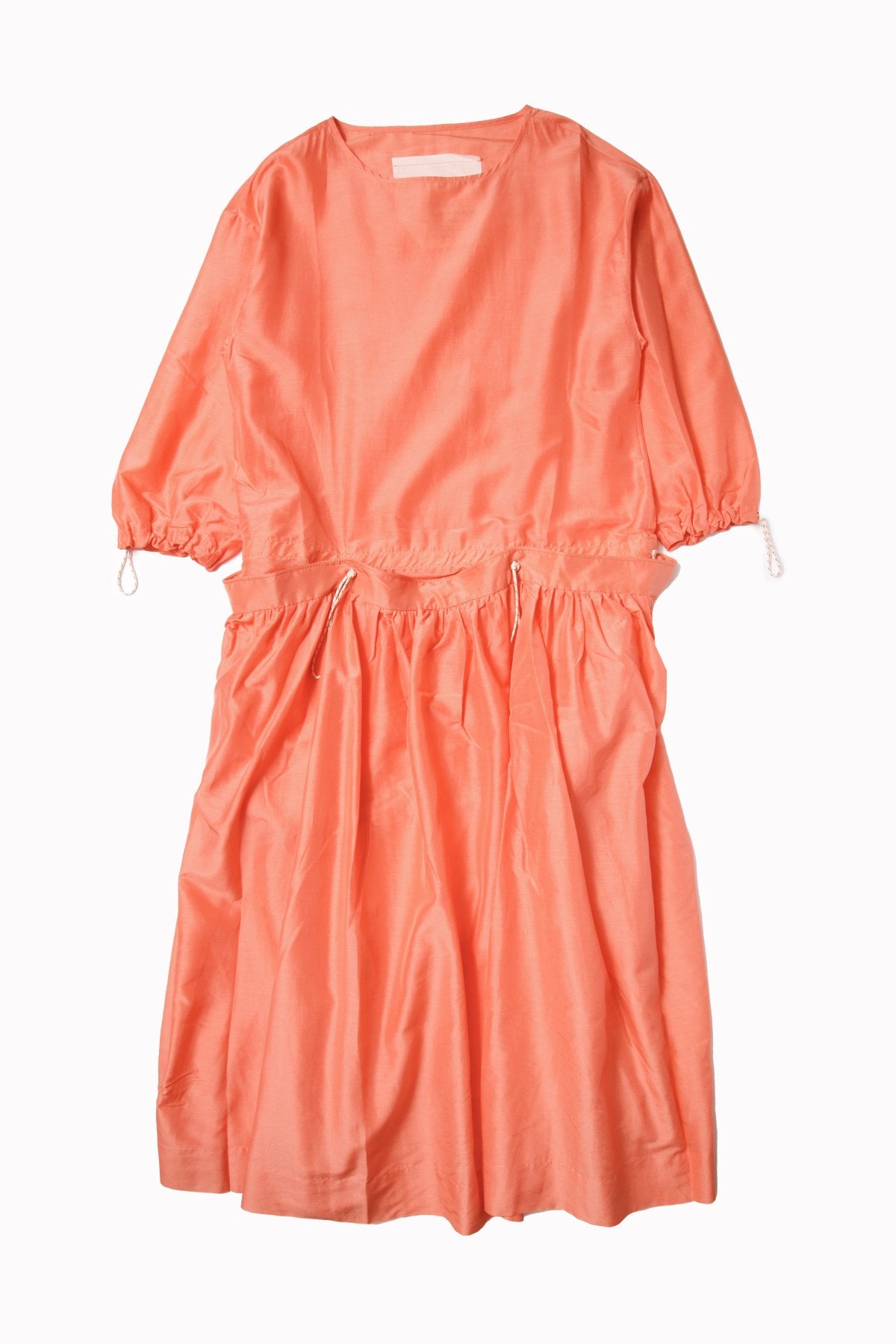 toogood ★★★ - THE ROPER DRESS - COTTON SILK - BUOY ORANGE