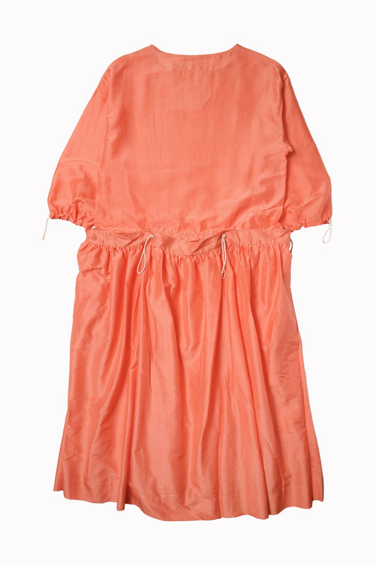 toogood ★★★ - THE ROPER DRESS - COTTON SILK - BUOY ORANGE