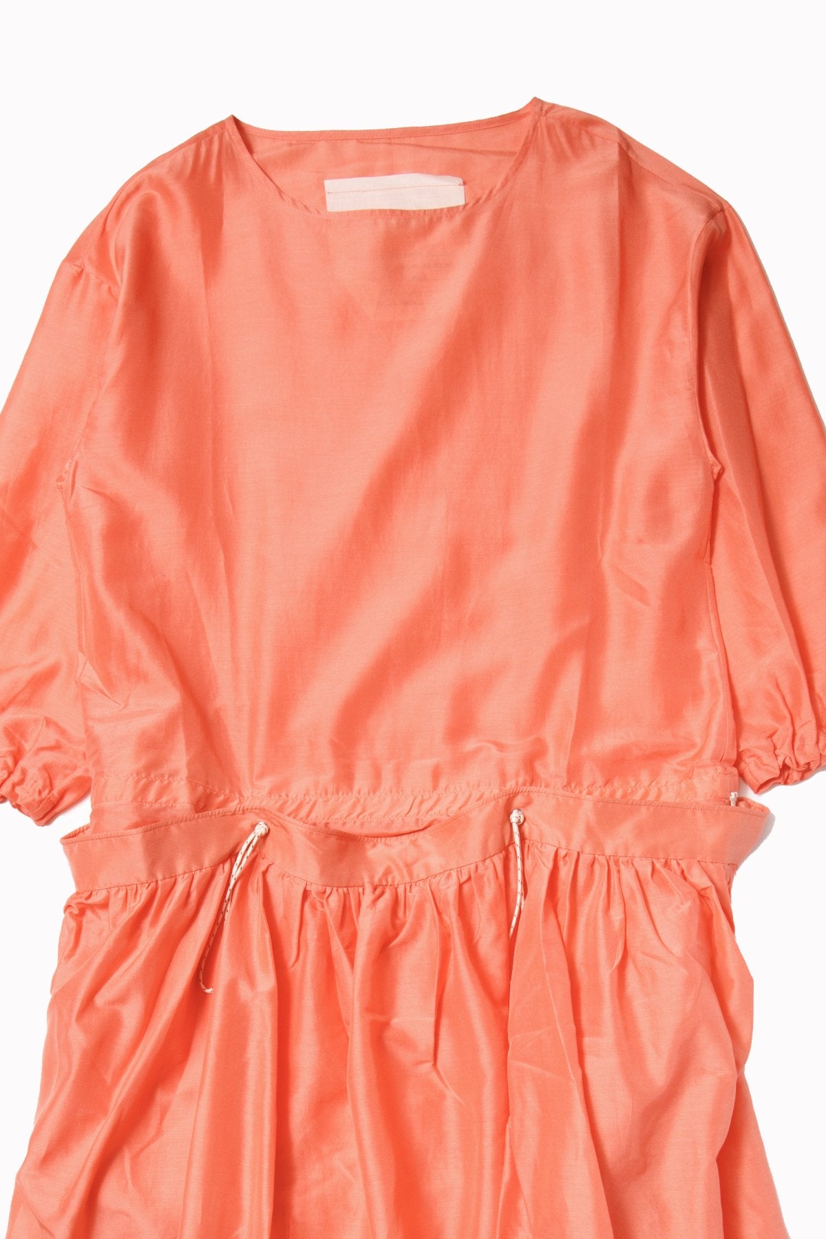 toogood ★★★ - THE ROPER DRESS - COTTON SILK - BUOY ORANGE