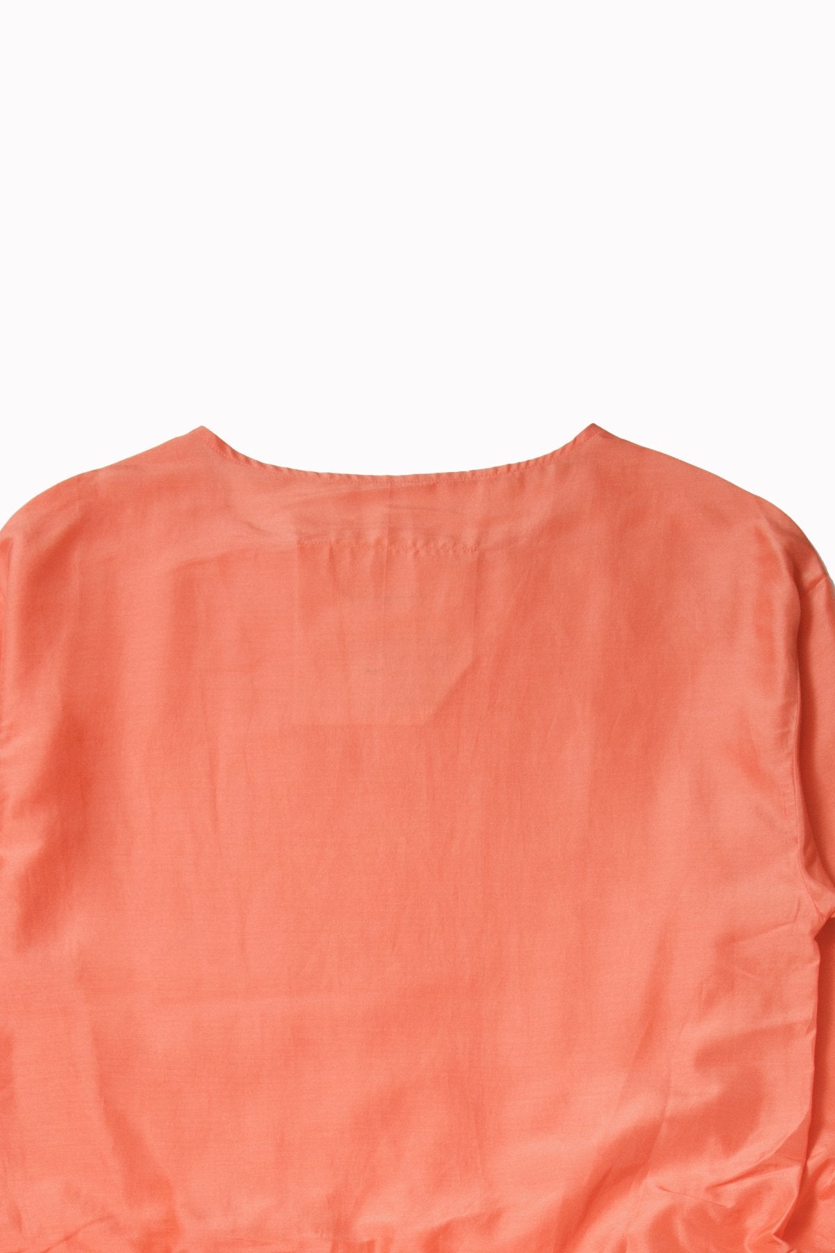 toogood ★★★ - THE ROPER DRESS - COTTON SILK - BUOY ORANGE