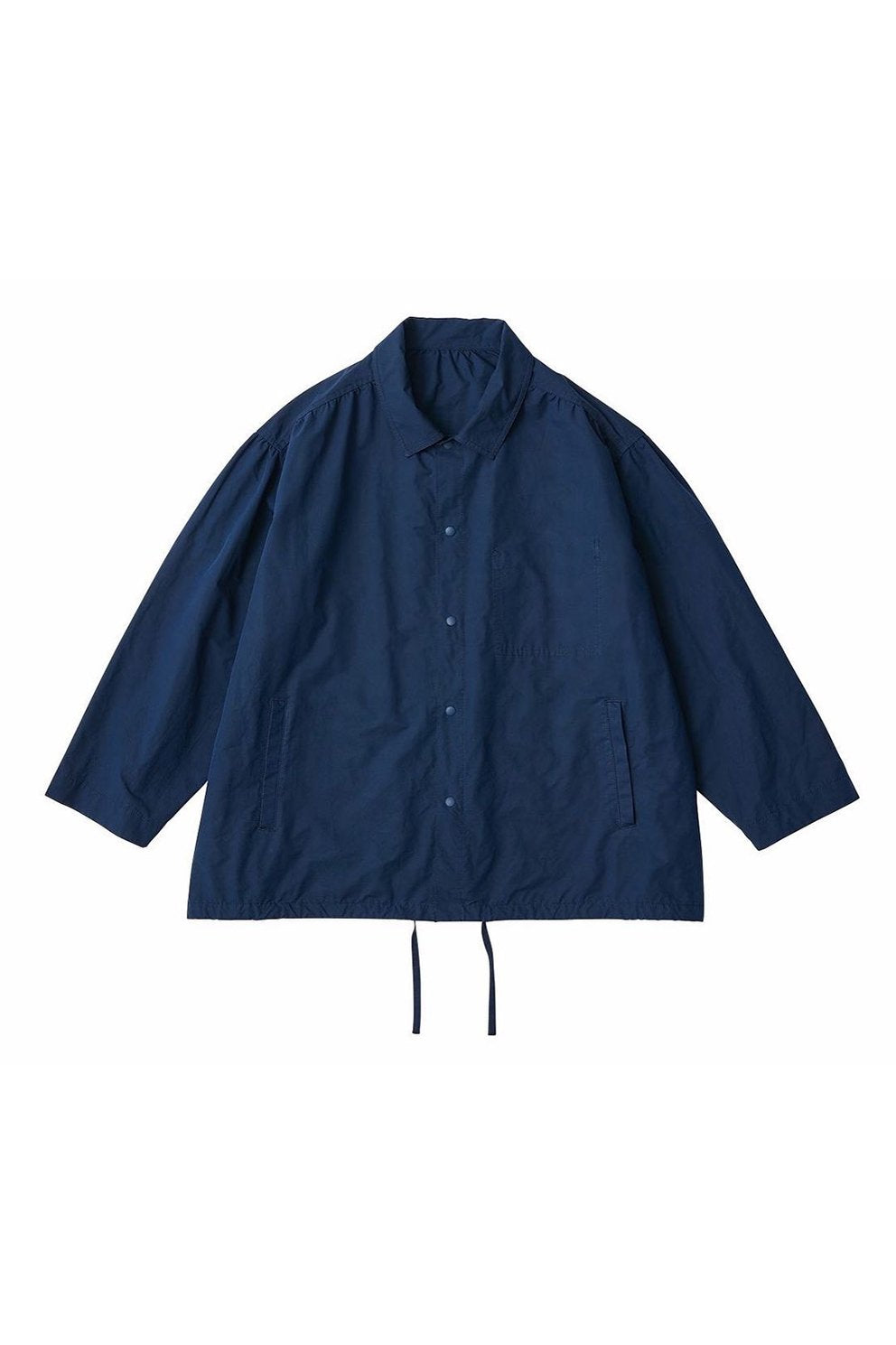 Porter Classic - WEATHER GATHERED JACKET - NAVY