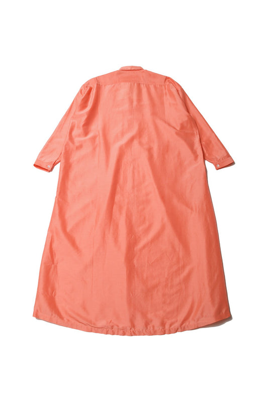 toogood - ★★★ THE DRAUGHTSMAN DRESS - COTTON SILK - BUOY ORANGE