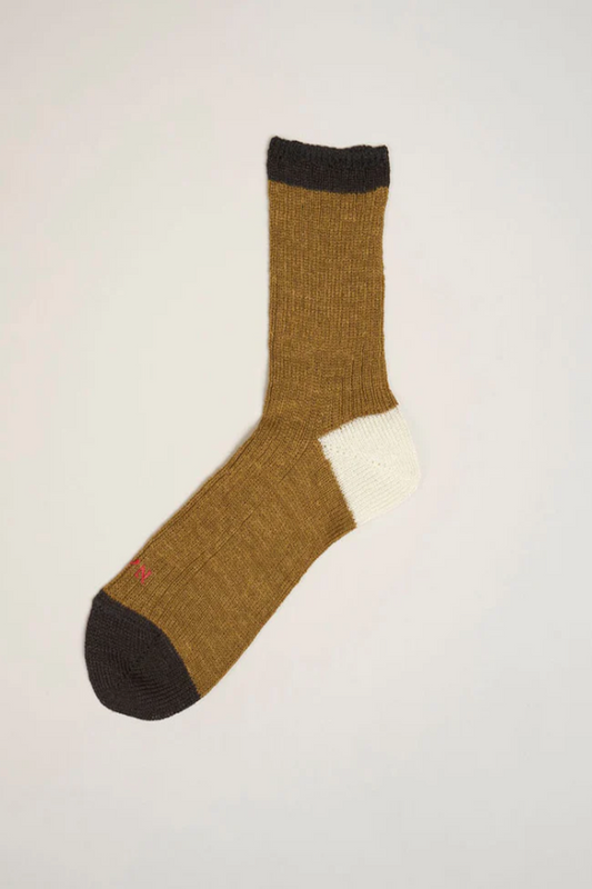 ◯ Nigel Cabourn - HEMP SOCKS - KHAKI