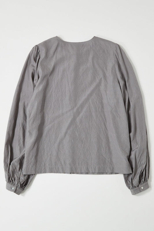 humoresque - PUFFPUFF BLOUSE - MID GRAY