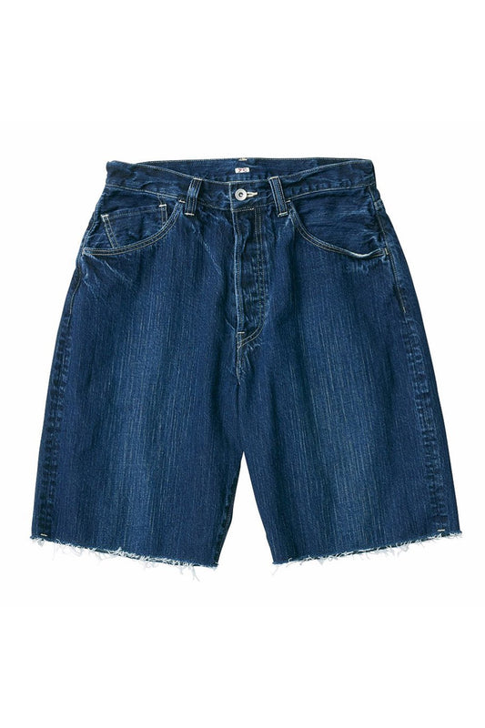 Porter Classic - STEINBECK DENIM CUT SHORTS (WATERMAN CUSTOM) - INDIGO