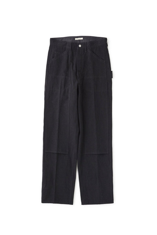 OLD JOE - DOUBLE CLOTH SNUGGER TROUSER - BLACK