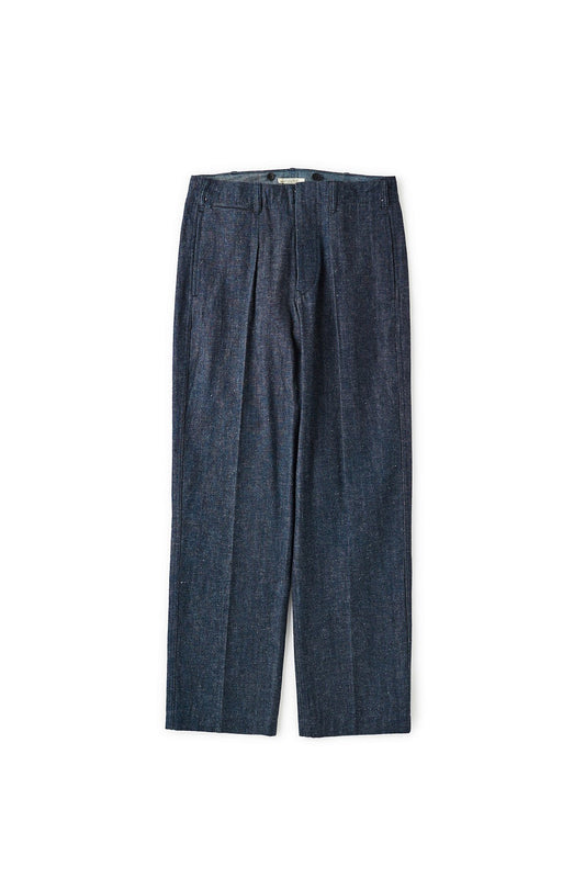 OLD JOE - PLEATED LIBERTY TROUSER - INDIGO