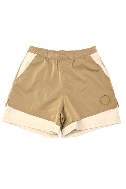 TOKYO DESIGN STUDIO New Balance - Protection Shorts - BEIGE