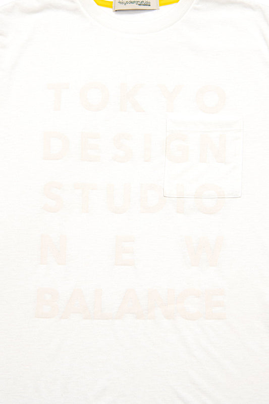 TOKYO DESIGN STUDIO New Balance - Short Sleeve T-shirt - WHITE