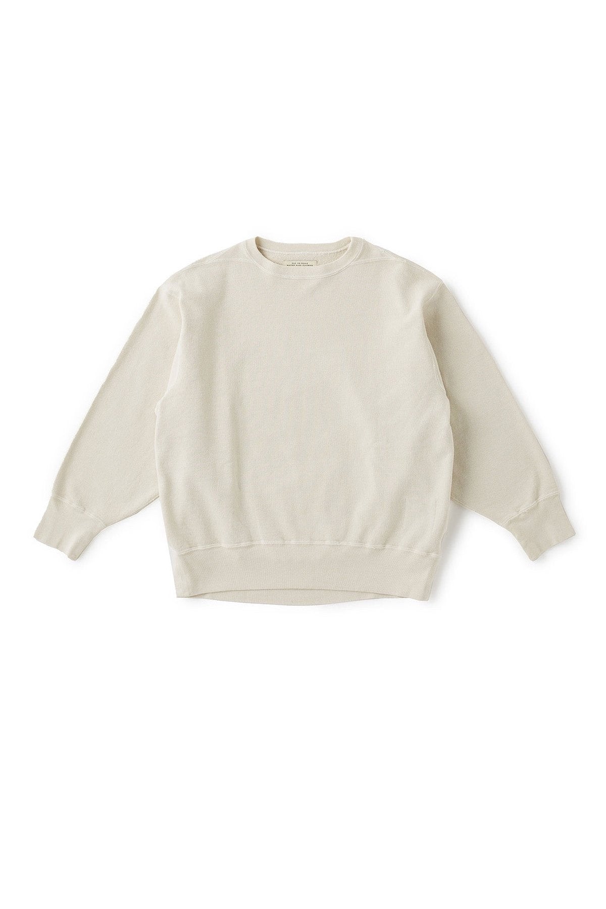 OLD JOE - PATINA COTTON SWEAT CREW-NECK - BONE