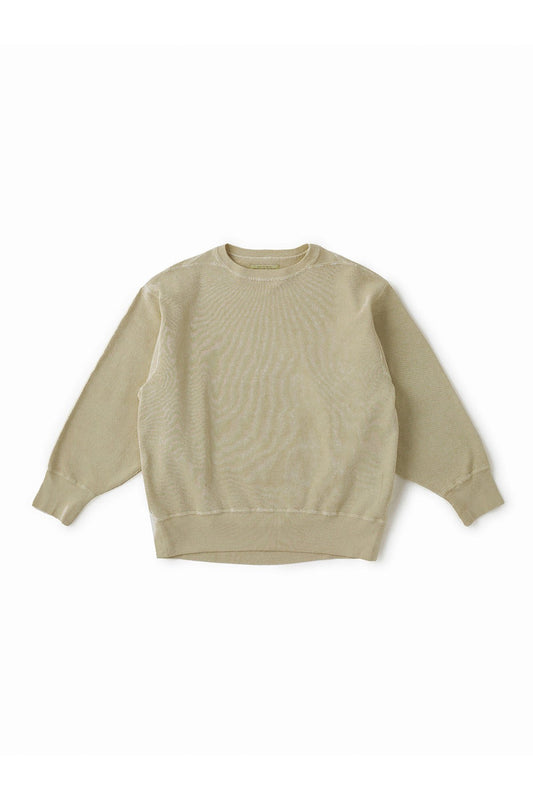 OLD JOE - PATINA COTTON SWEAT CREW-NECK - DUNE