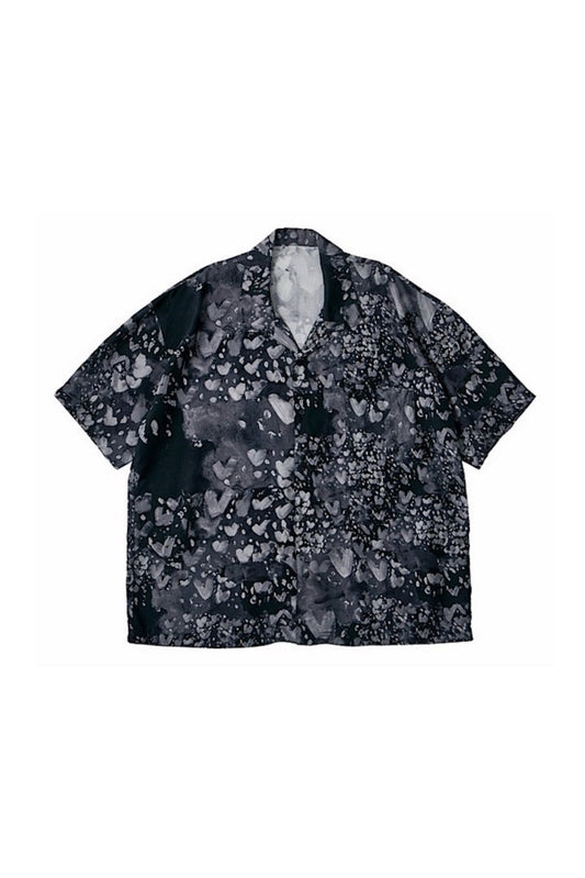 Porter Classic - HEART ALOHA SHIRT - BLACK