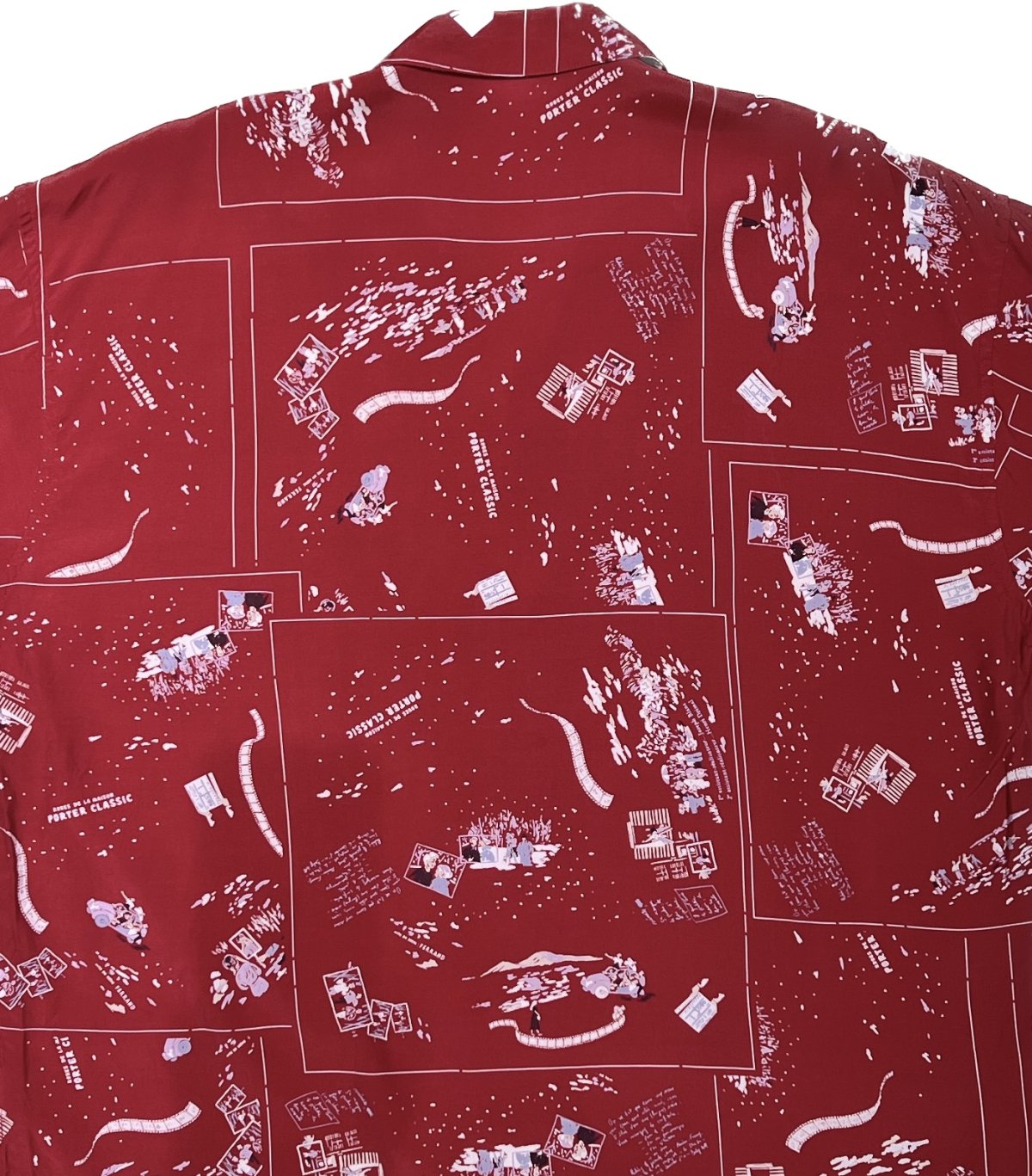 Porter Classic - ALOHA SHIRT FRENCH FILM  - RED