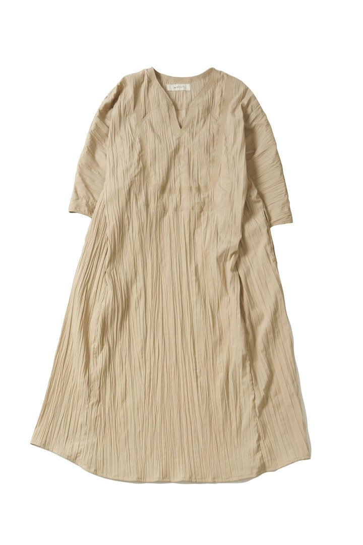 WRYHT -  WASHER PLEATS SAHARA DRESS - DUNE