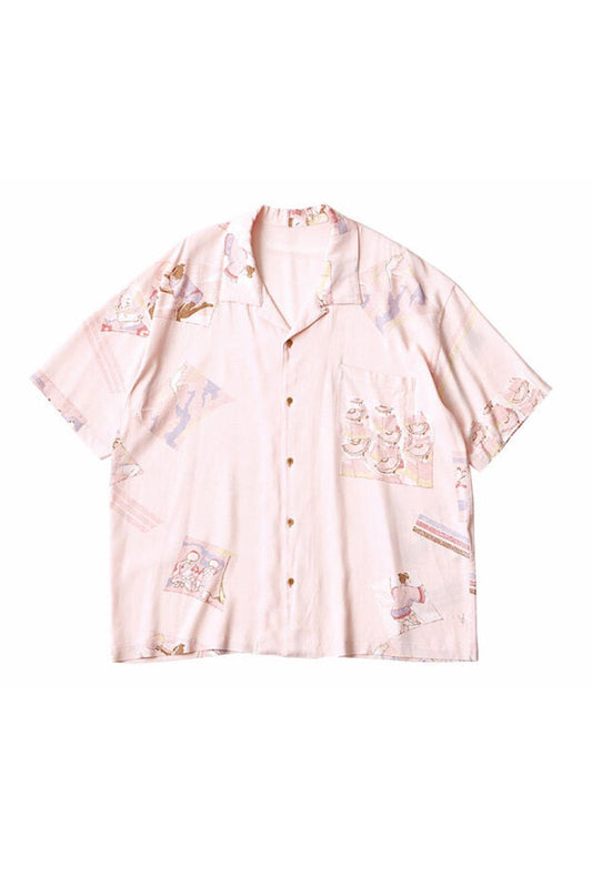 Porter Classic - ALOHA SHIRT 阿波踊り(with TENUGUI & UCHIWA) - SAKURA