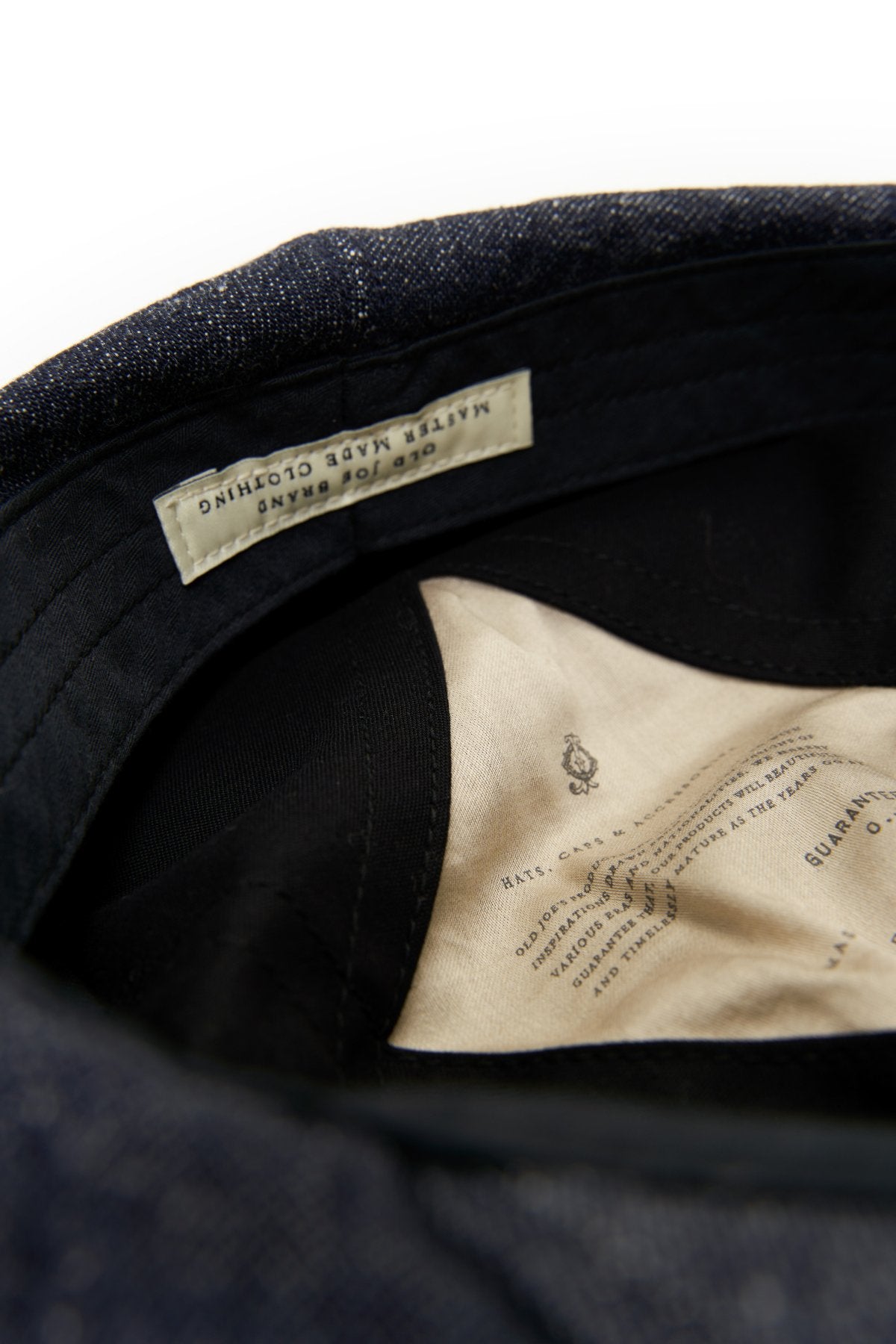 OLD JOE - PEAKED CAP - INDIGO