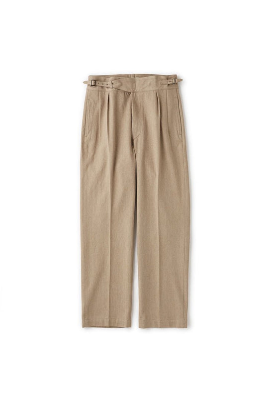 OLD JOE - SIDE BUCKLE GRUKHA TROUSER - DUNE