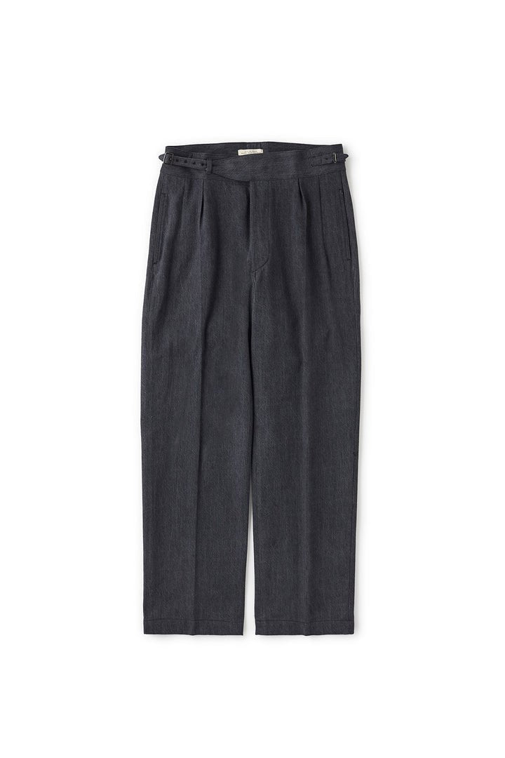 OLD JOE - SIDE BUCKLE GRUKHA TROUSER - GRAPHITE