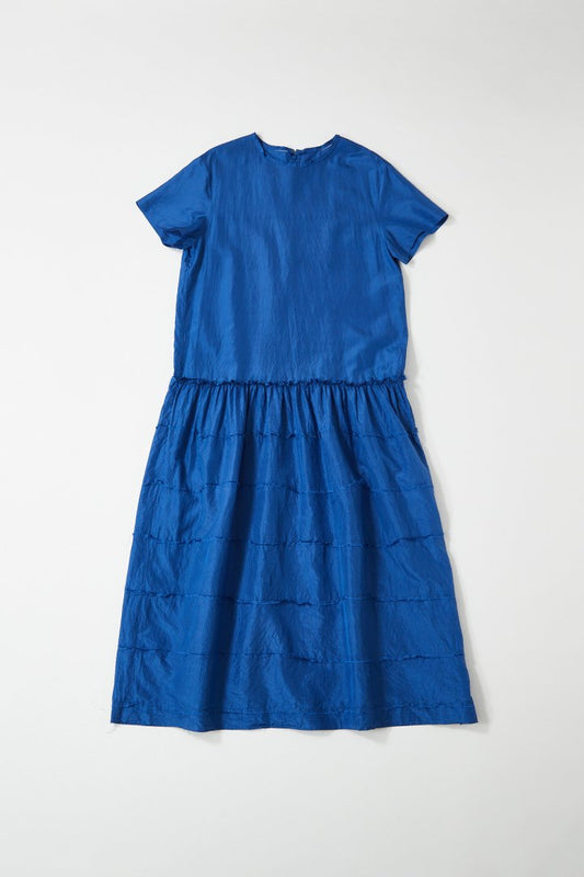 humoresque - LOW WAIST DRESS - BLUE