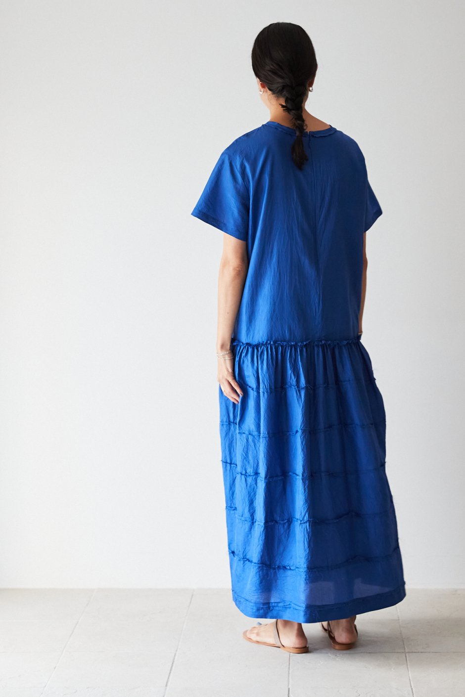 humoresque - LOW WAIST DRESS - BLUE