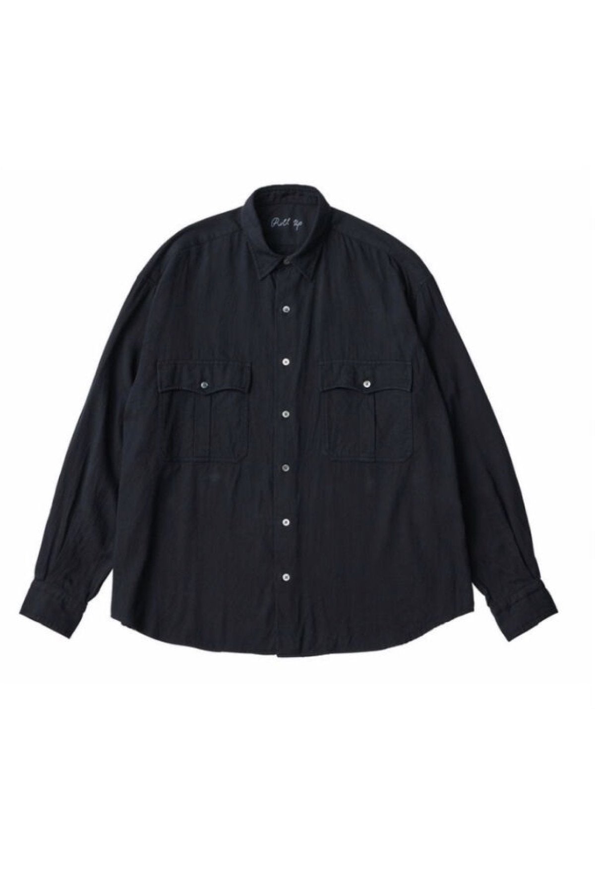 Porter Classic - ROLL UP VINTAGE GAUZE SHIRT - BLACK