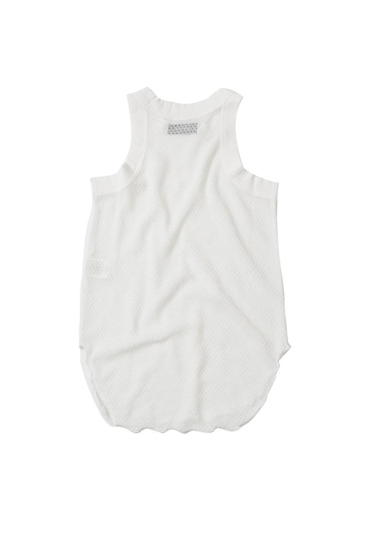 WRYHT - LACE PATTERN TANK TOP - RAW WHITE