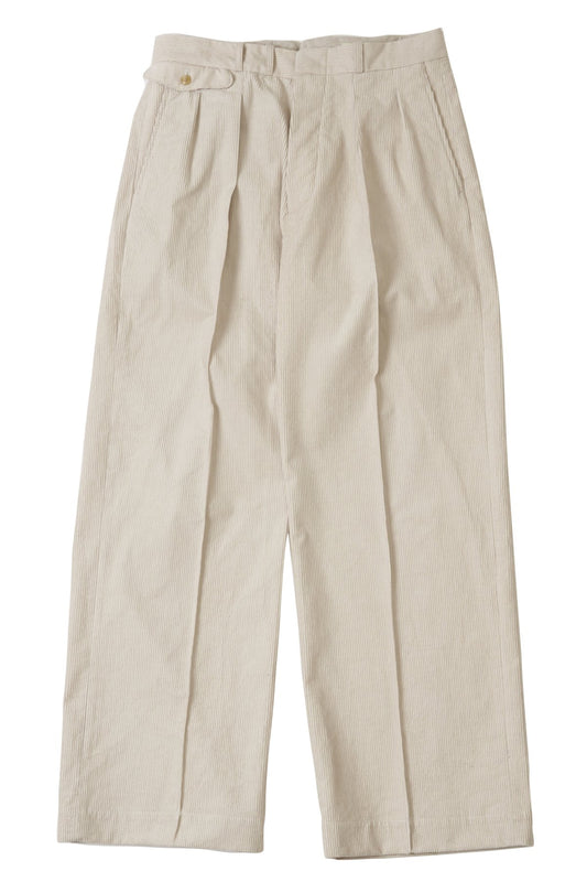 OLD JOE - DOUBLE-PLEATED BUGS TROUSER - BONE