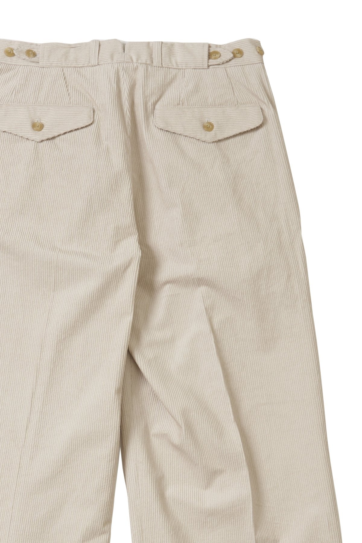 OLD JOE - DOUBLE-PLEATED BUGS TROUSER - BONE