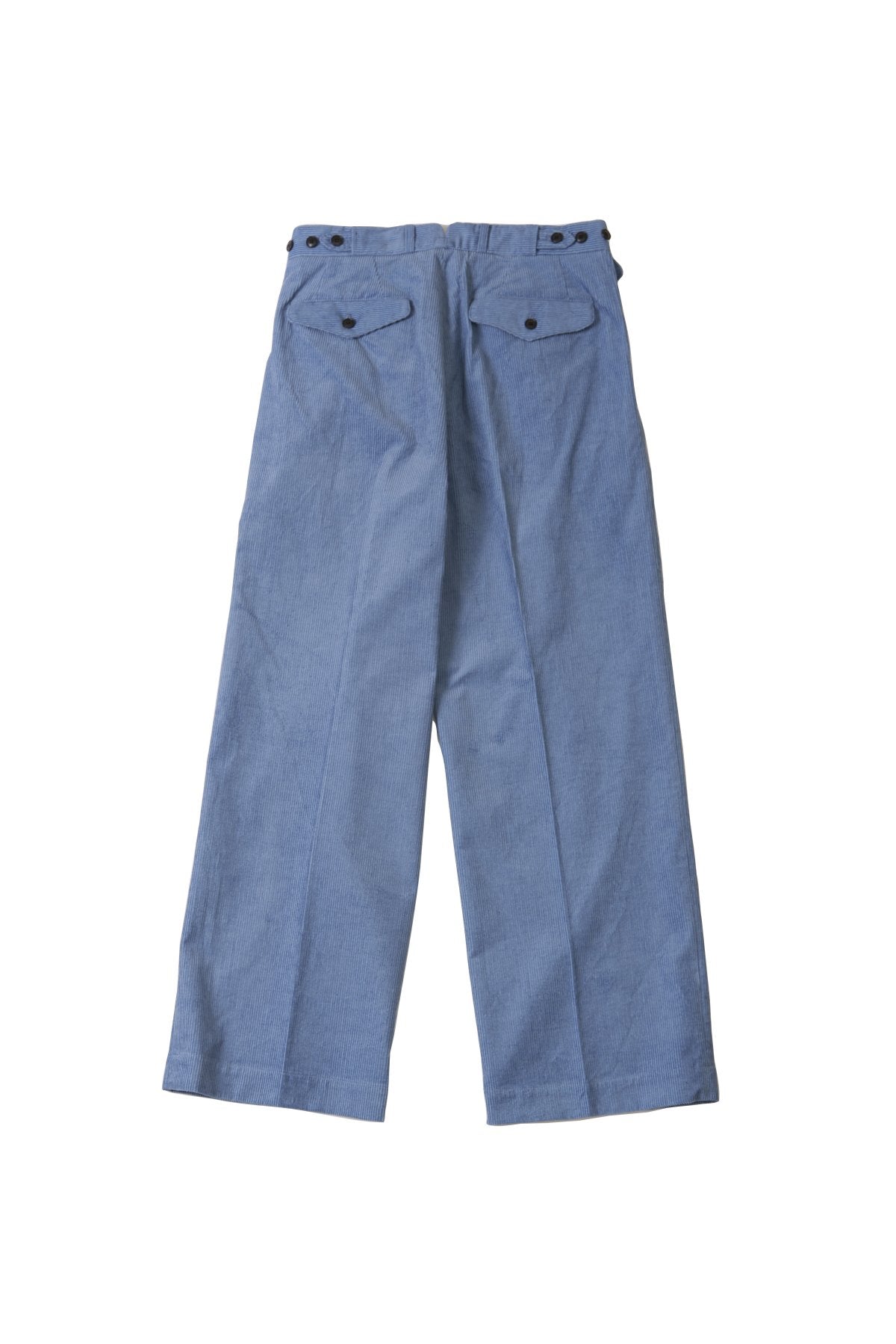 OLD JOE - DOUBLE-PLEATED BUGS TROUSER - AZUR