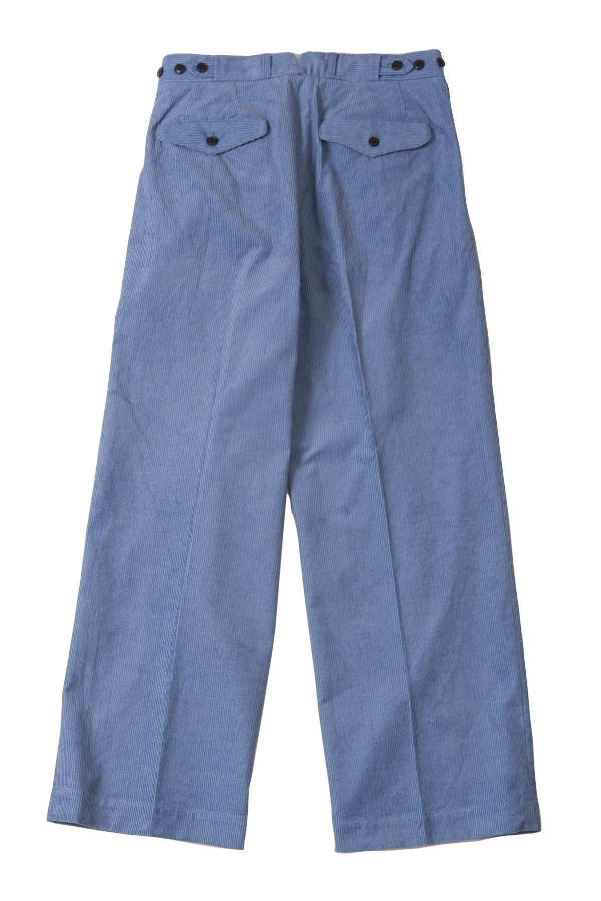 OLD JOE - DOUBLE-PLEATED BUGS TROUSER - AZUR