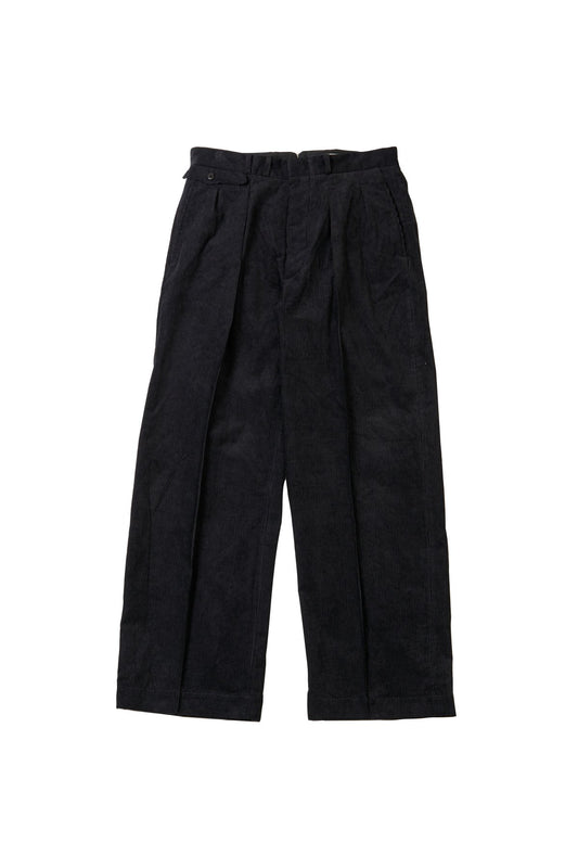 OLD JOE - DOUBLE-PLEATED BUGS TROUSER - BLACK