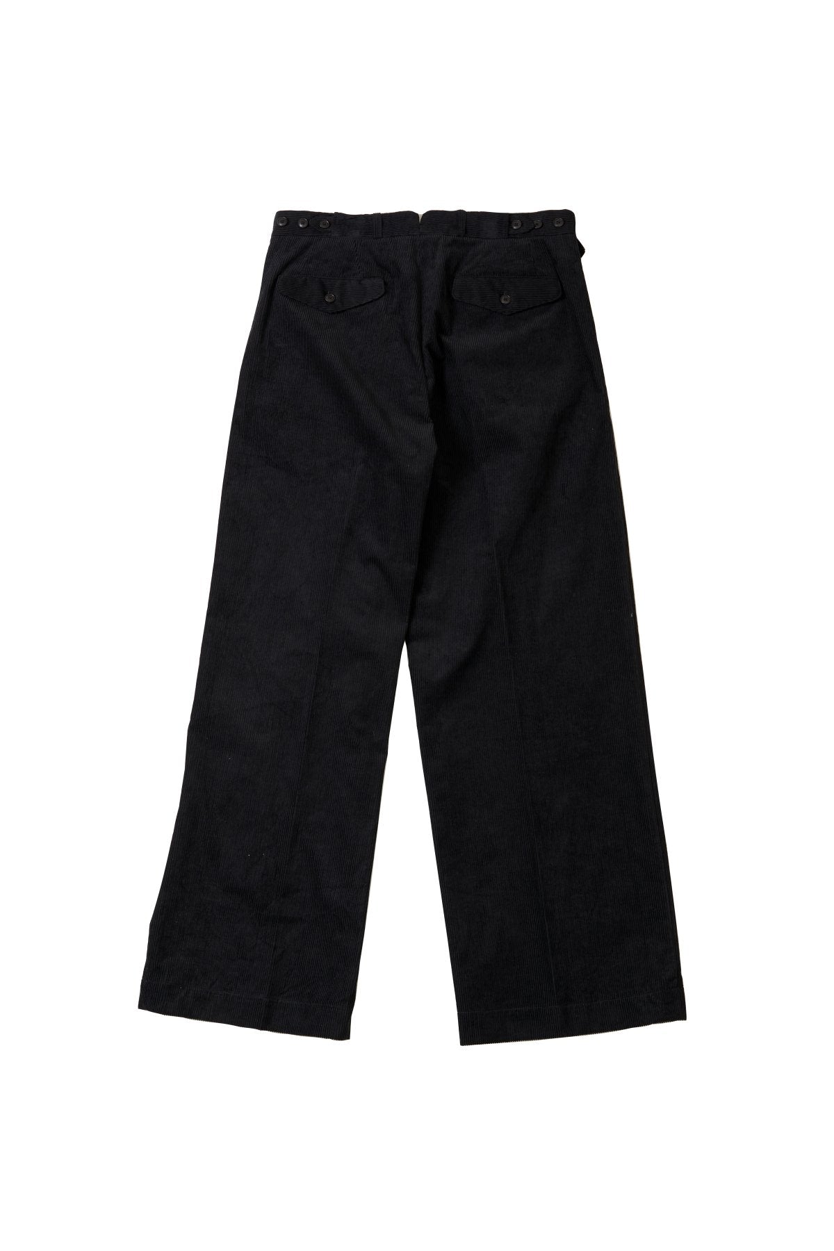 OLD JOE - DOUBLE-PLEATED BUGS TROUSER - BLACK