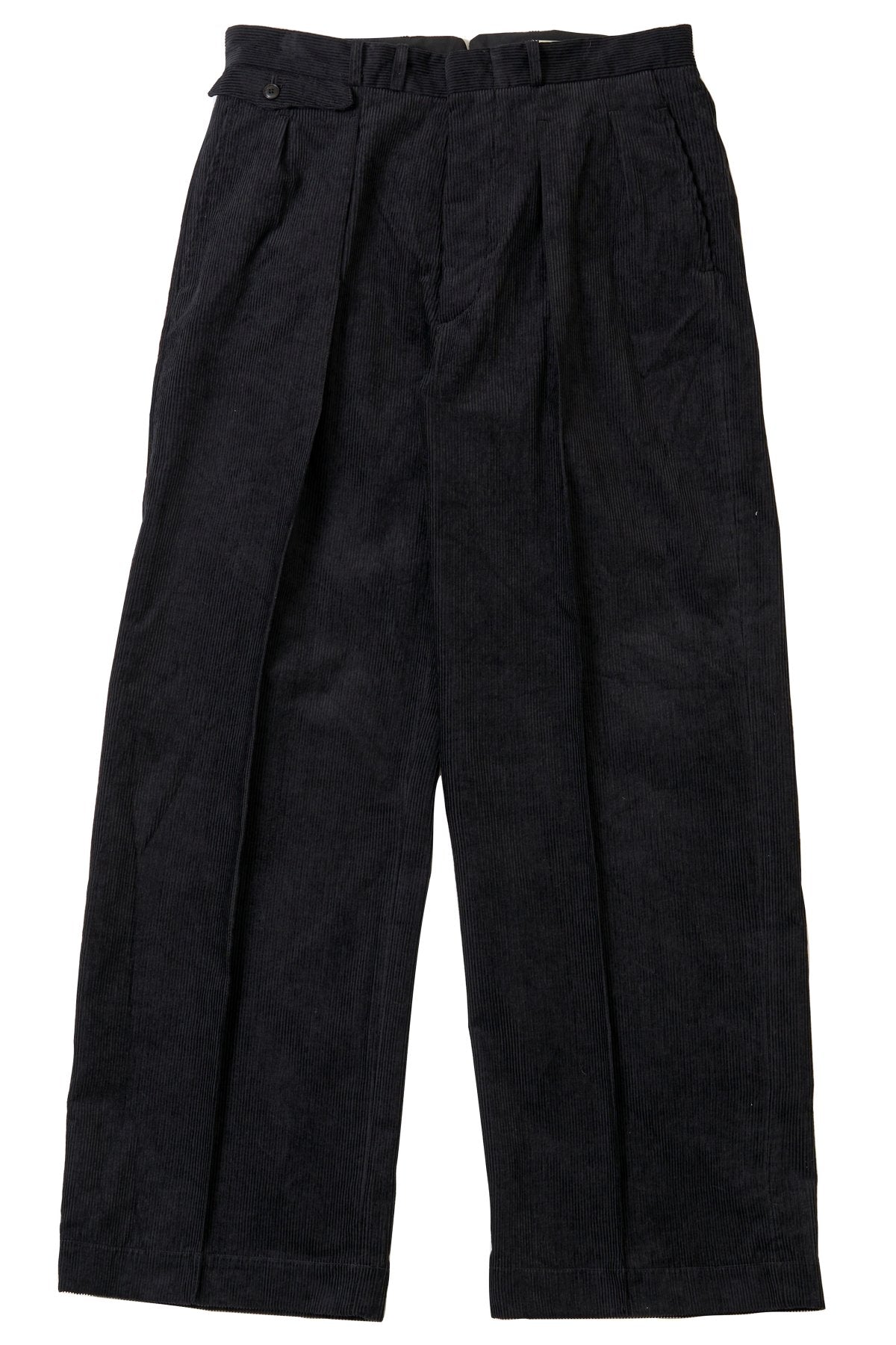 OLD JOE - DOUBLE-PLEATED BUGS TROUSER - BLACK