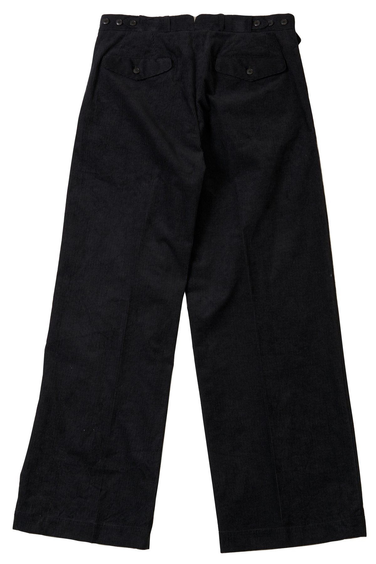 OLD JOE - DOUBLE-PLEATED BUGS TROUSER - BLACK