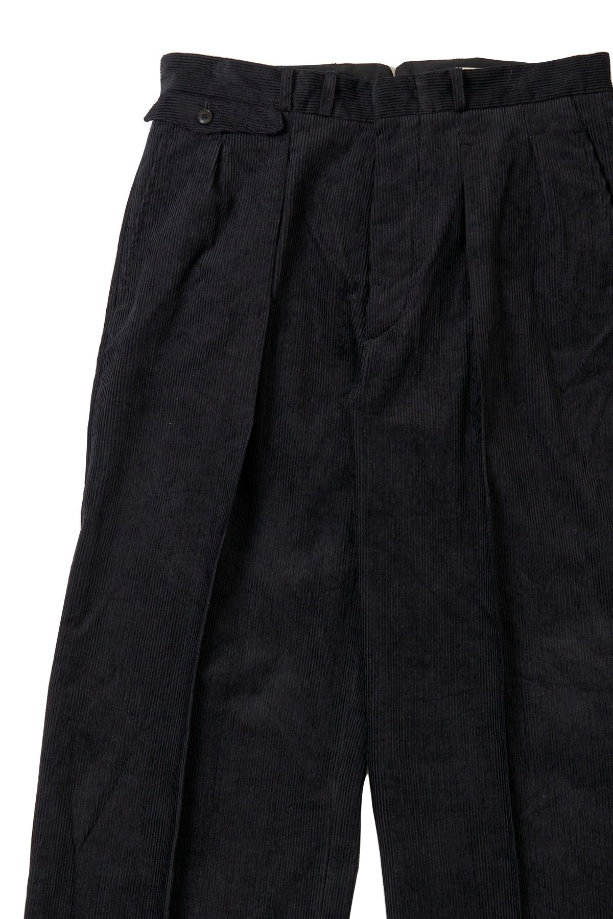 OLD JOE - DOUBLE-PLEATED BUGS TROUSER - BLACK