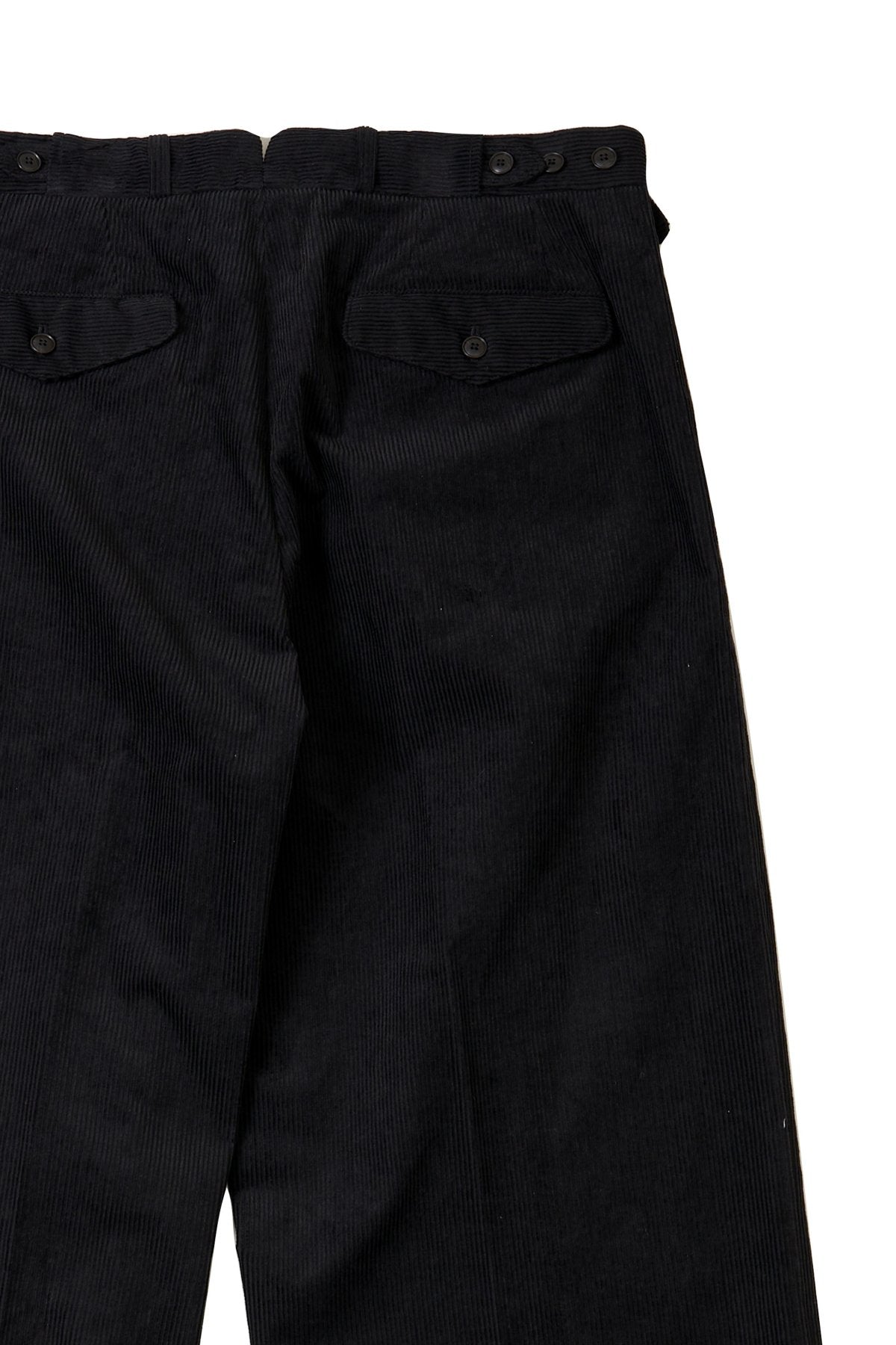 OLD JOE - DOUBLE-PLEATED BUGS TROUSER - BLACK