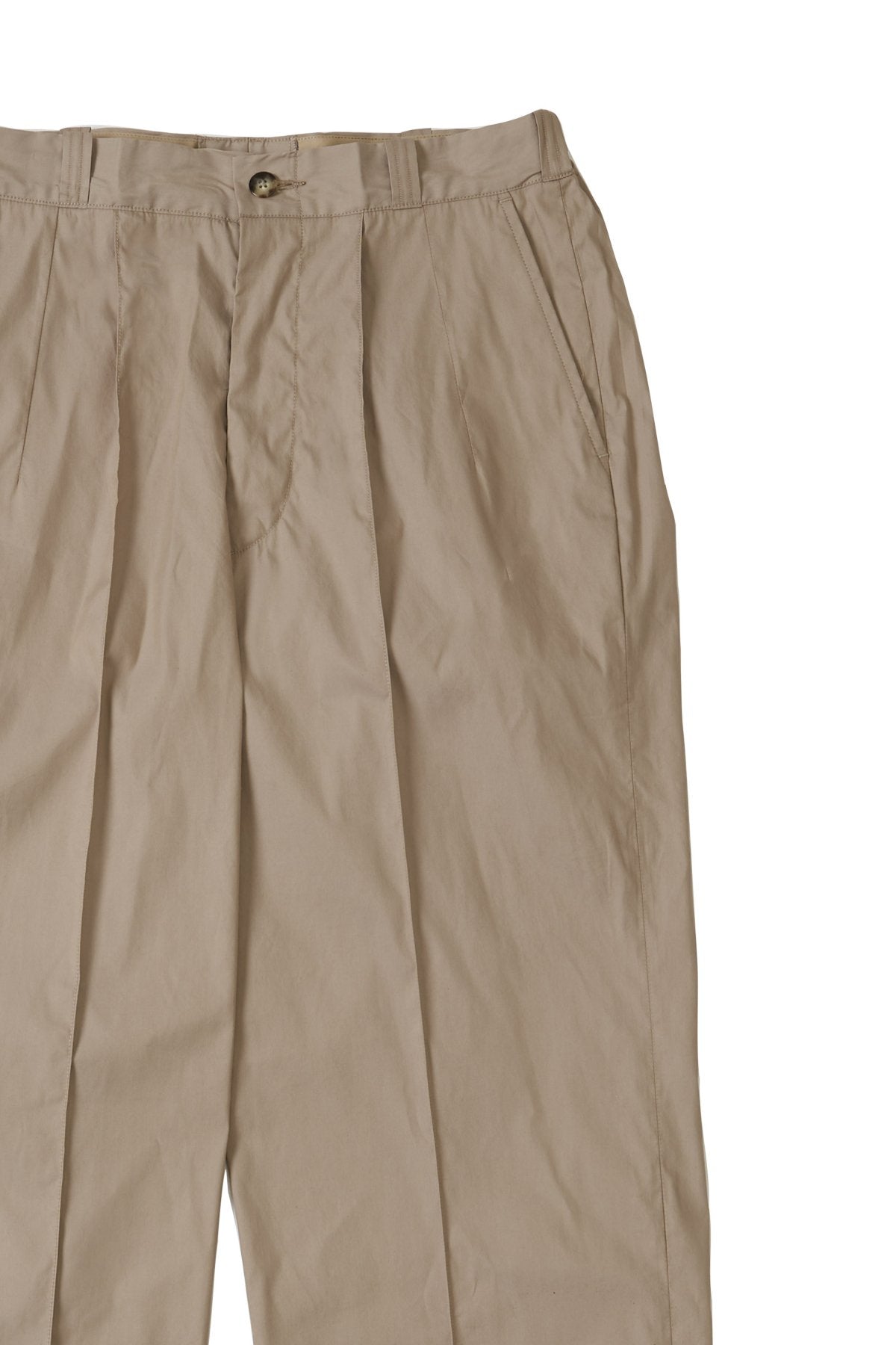 OLD JOE - FRONT TUCK ARMY TROUSER - DUNE