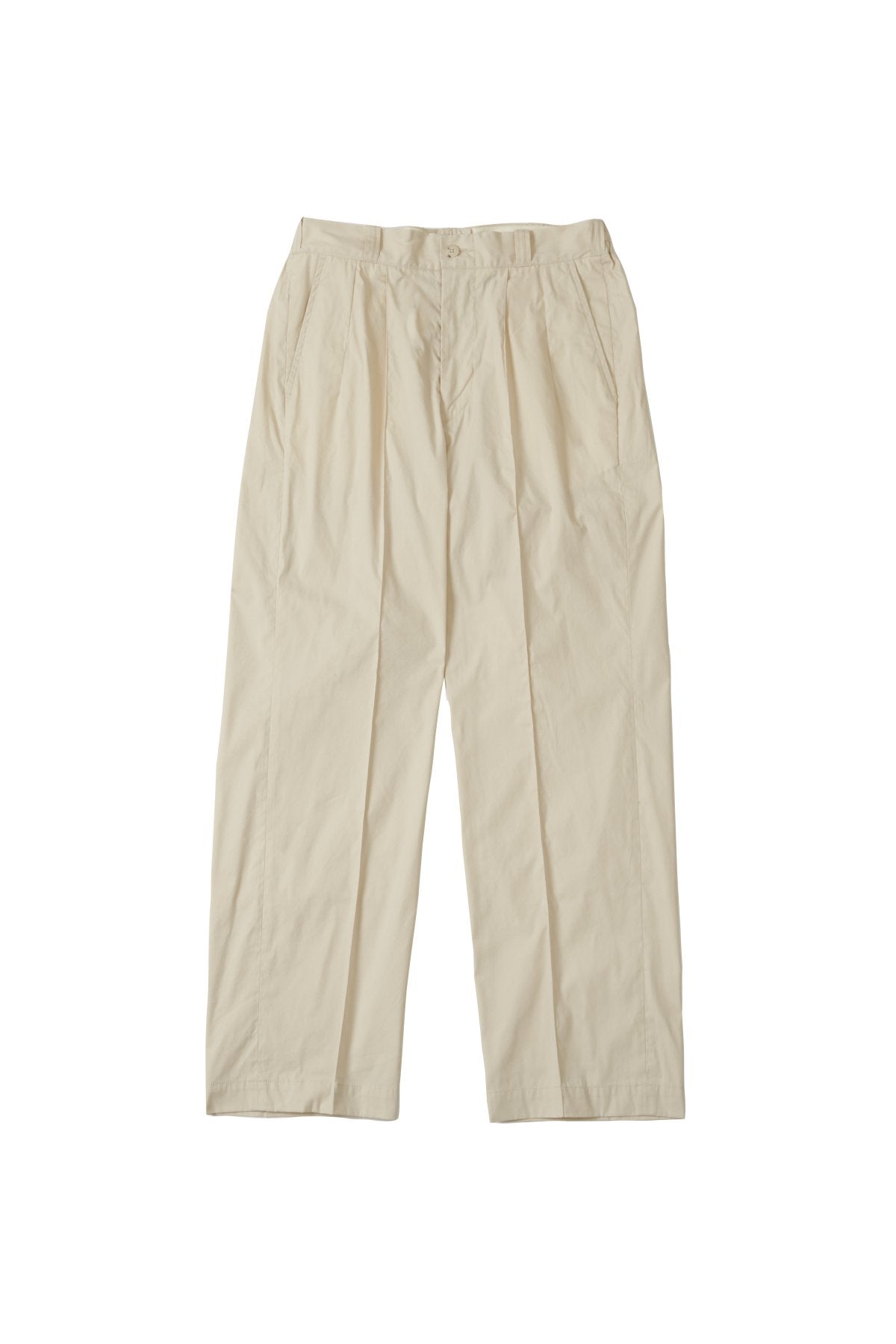 OLD JOE - FRONT TUCK ARMY TROUSER - BUTTER