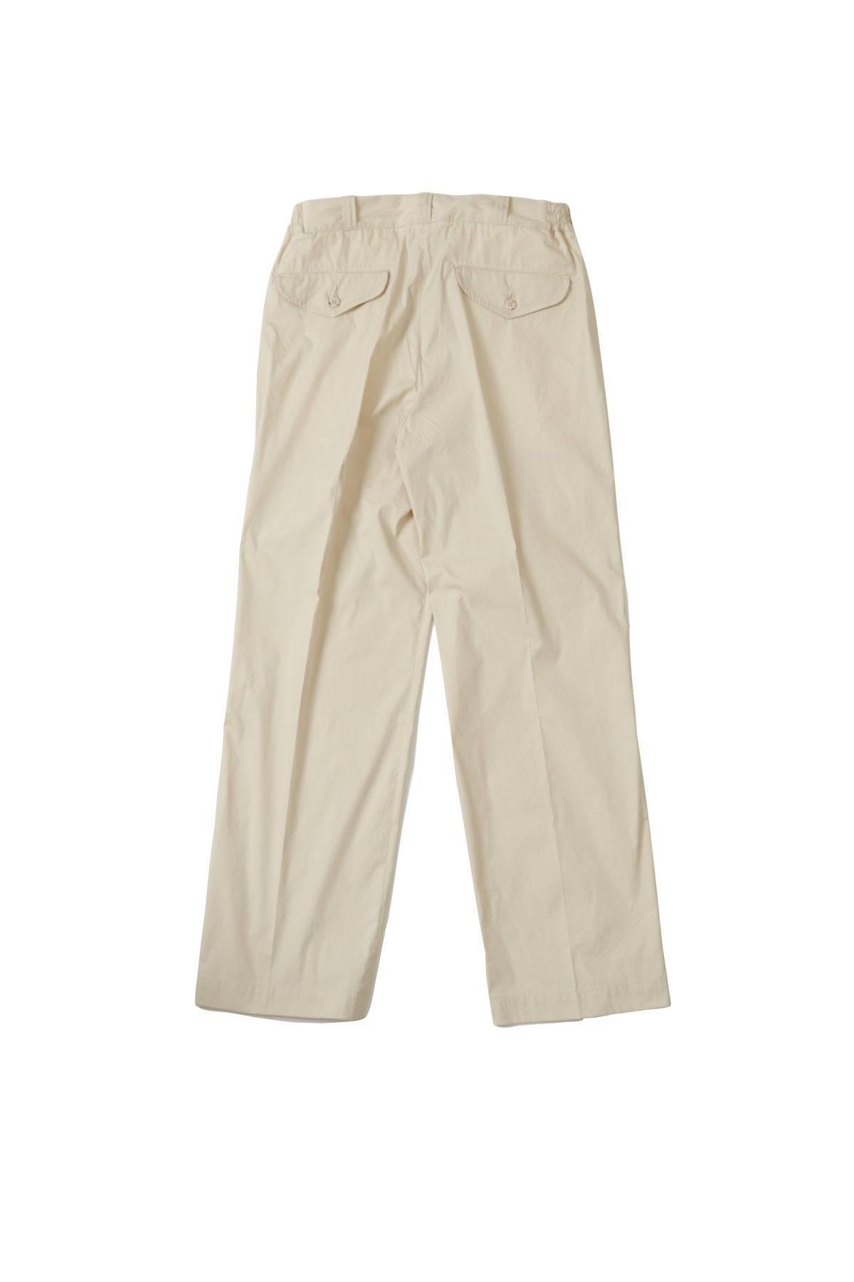 OLD JOE - FRONT TUCK ARMY TROUSER - BUTTER