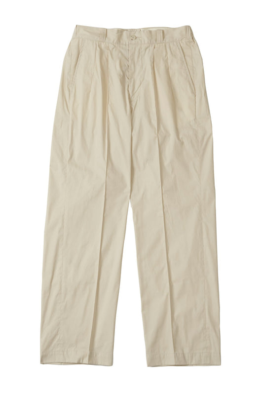 OLD JOE - FRONT TUCK ARMY TROUSER - BUTTER