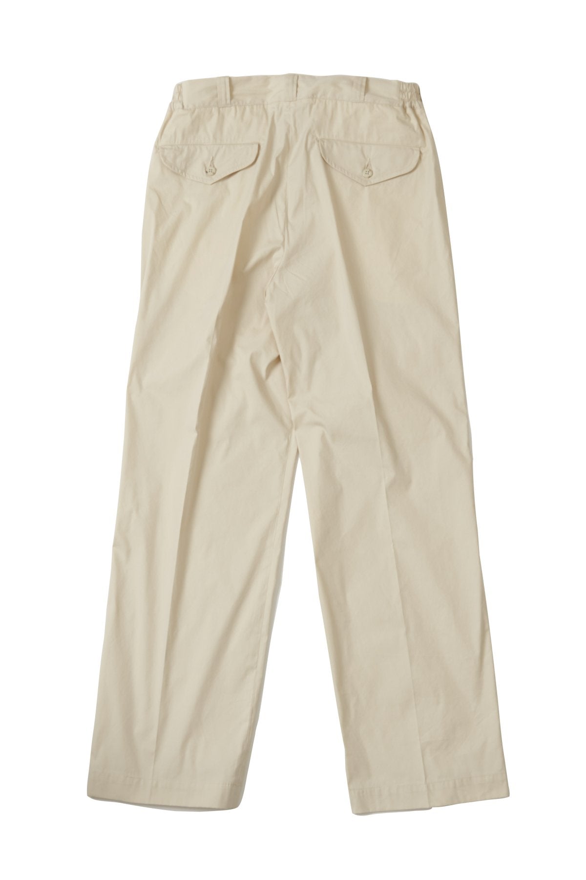 OLD JOE - FRONT TUCK ARMY TROUSER - BUTTER