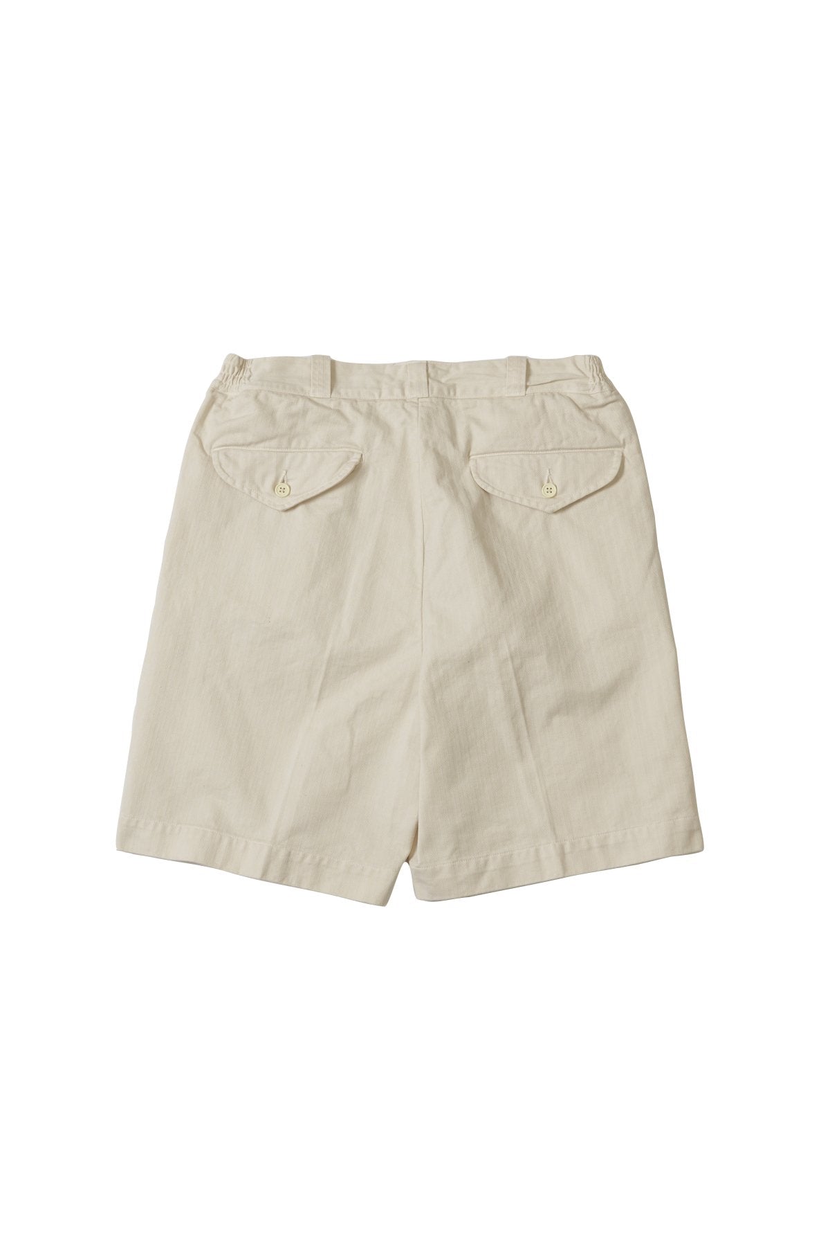 OLD JOE - FRONT TUCK ARMY SHORTS - BONE