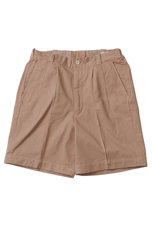 OLD JOE - FRONT TUCK ARMY SHORTS - CORAL