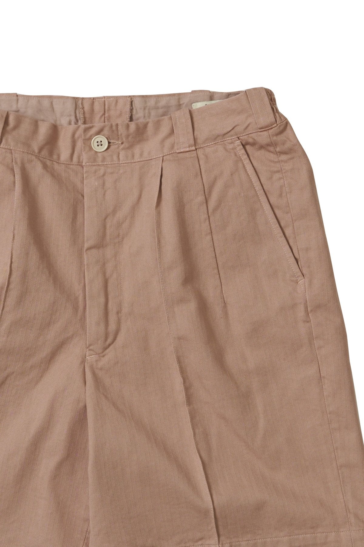 OLD JOE - FRONT TUCK ARMY SHORTS - CORAL