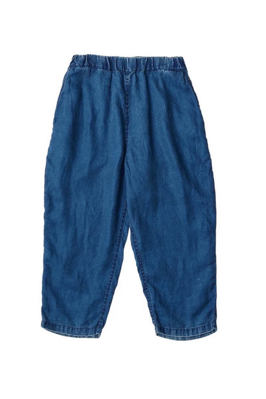 Porter Classic - INDIGO LINEN PANTS - INDIGO