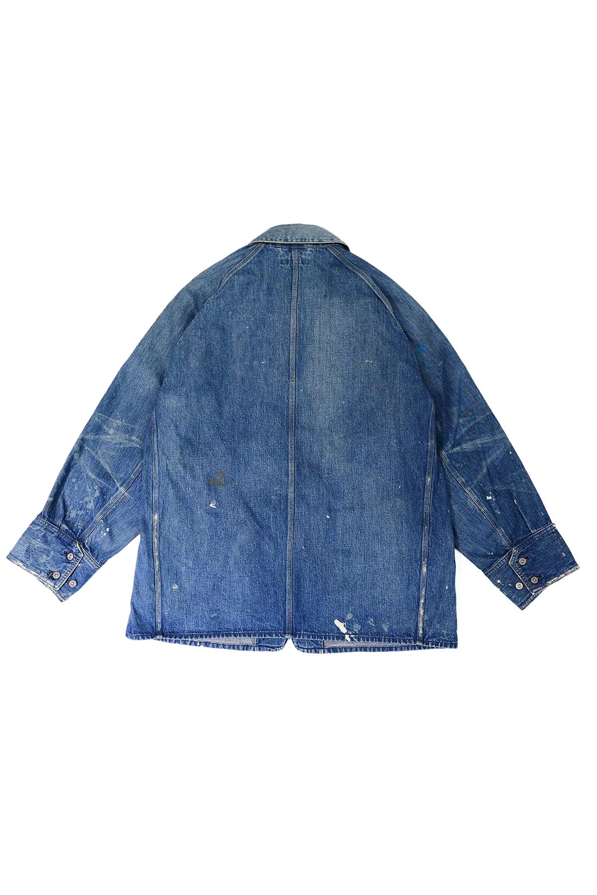 ○OLD JOE - HAMPTON CHORE JACKET (PATINA & PAINT) - INDIGO