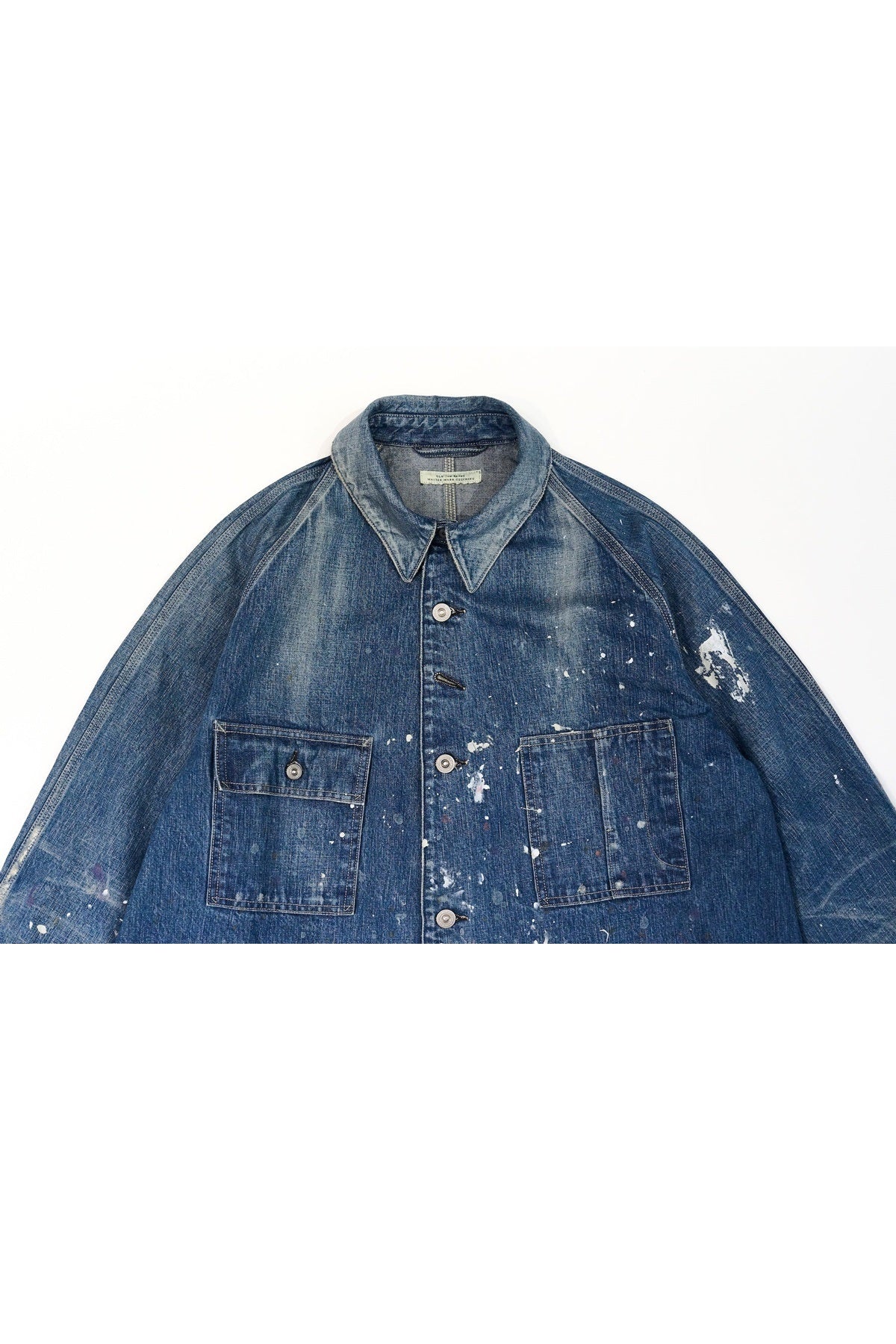 ○OLD JOE - HAMPTON CHORE JACKET (PATINA & PAINT) - INDIGO