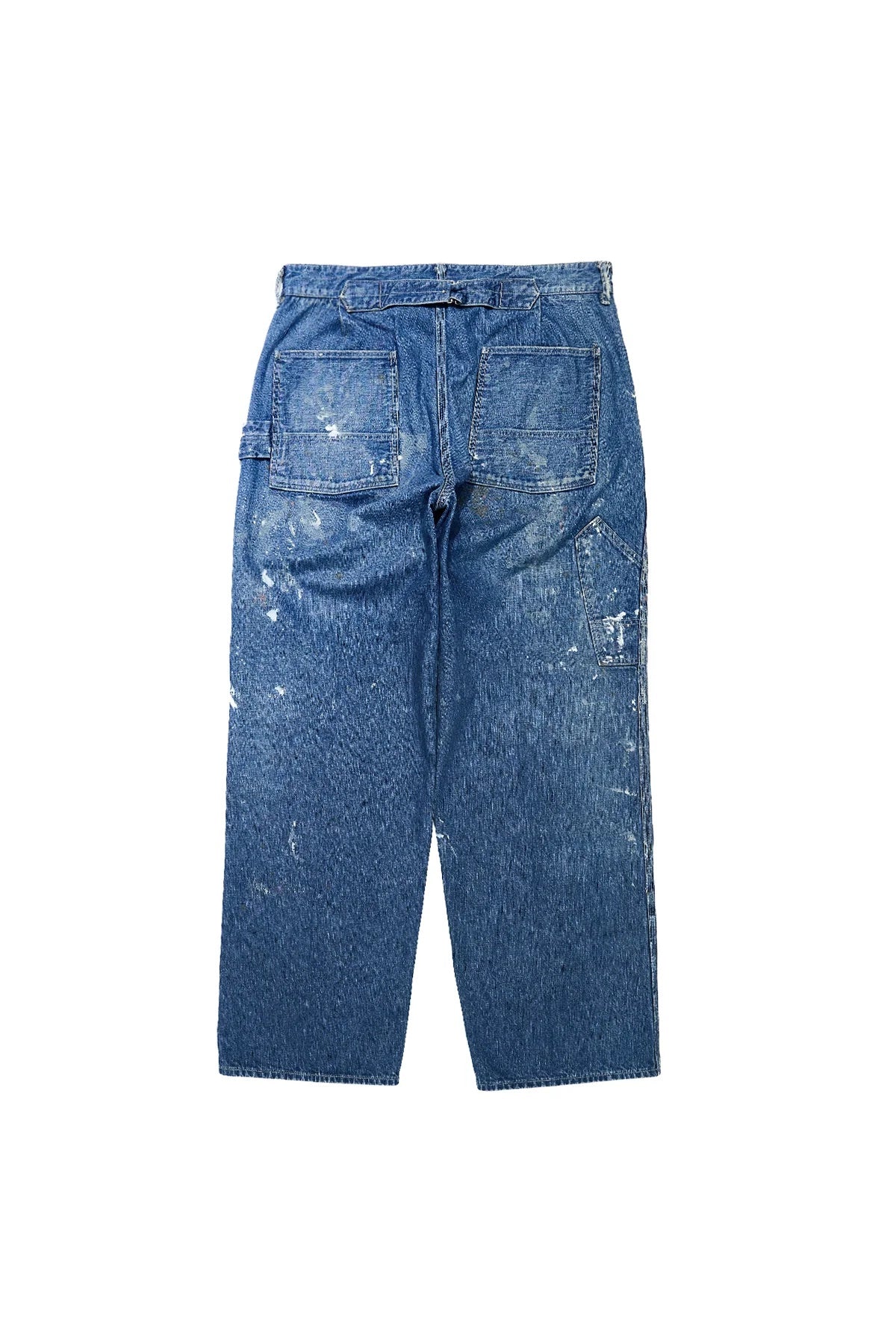 ○OLD JOE - DOUBLE CLOTH SNUGGER TROUSER (PATINA & PAINT) - INDIGO