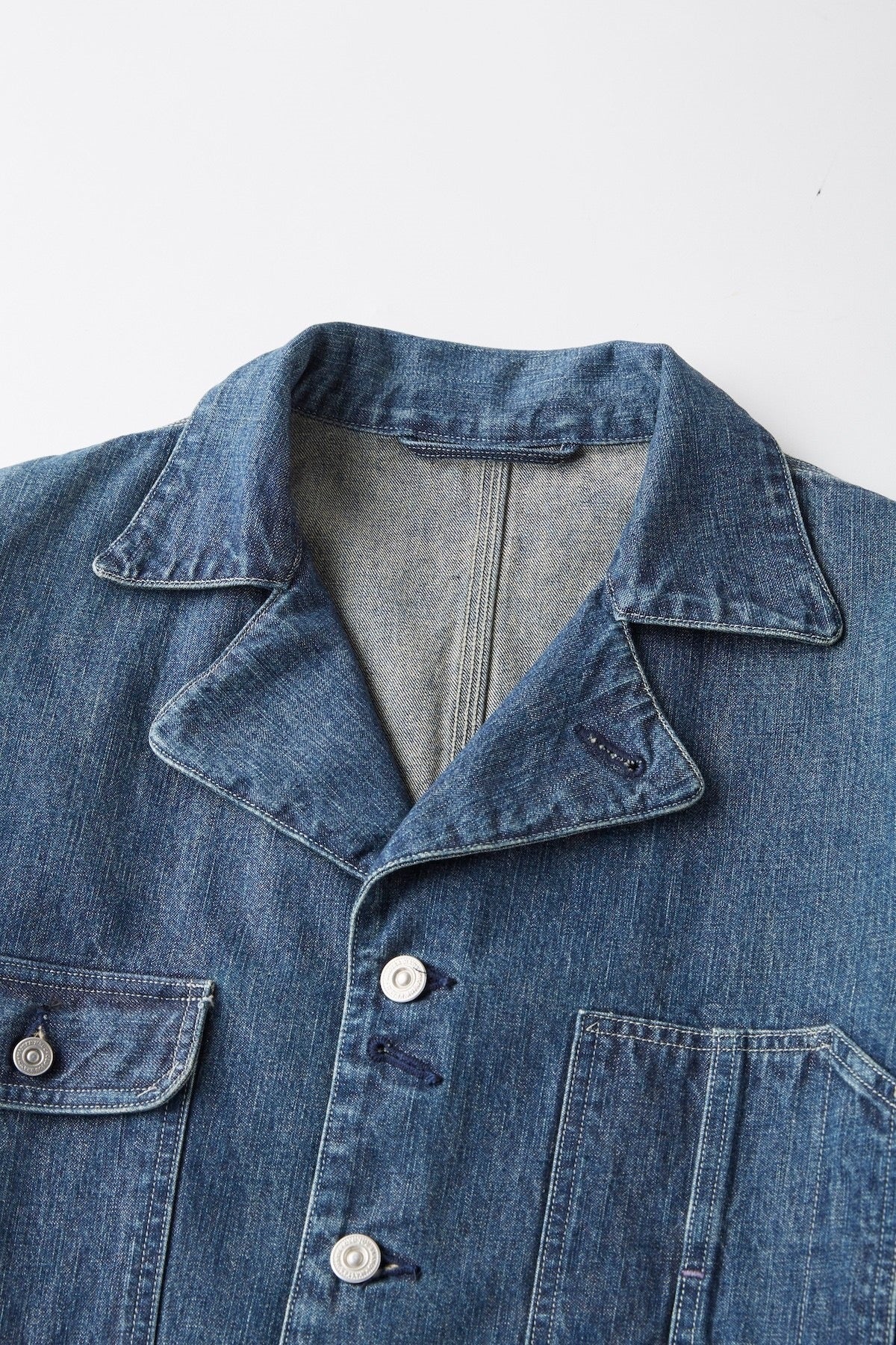 ○OLD JOE - CROPPED ENGINEERING JACKET - DARK INDIGO